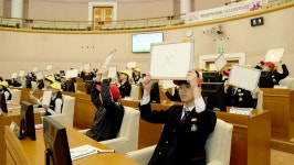 은어송중·괴정중학교 학생들 1일 대전시의원 체험