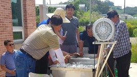 당진시, 도이2리에 냉이세척기 10대 보급