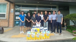 홍성 통계청, 추석 위문품 전달