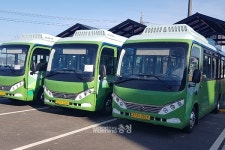 아산시, 올해 말까지 친환경 버스 23대 도입