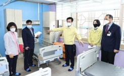 허태정 대전시장, 시립 제2노인전문병원 등 현장 점검