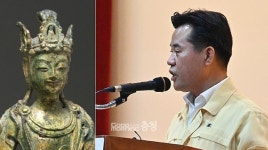 박정현 부여군수 금동관음보살입상 고향으로