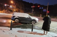 청주 적설량 5.8cm·영하 12.9도 최강 한파