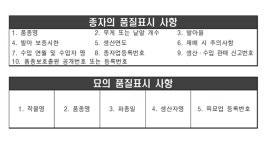 국립종자원 충북지원, 봄철 영농기 맞아 종자·묘 유통조사 시행