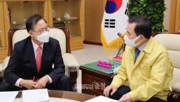 이명수 국회의원 아산지역 교육 현안 해결을