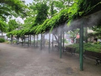 계룡시, 쾌적한 어린이 감성체험장 조성··· 쿨링포그 설치