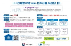 LH세종, 전세형 아파트 입주자 모집