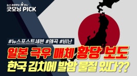 [동영상] 일본 극우 매체 한국 김치에 발암 물질 있다(?) 황당 보도