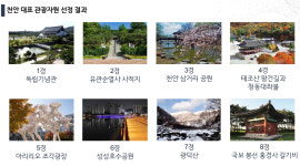 천안 대표 관광명소 천안8경 선정