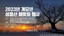 부여군, 1월 1일 성흥산서 해맞이 행사