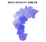 마임청주북문로지사 | 충북 최고 땅값 북문로 청주타워 부지 ㎡당 115만 하락