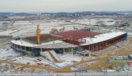 충북 최초의 컨벤션센터 청주오스크 상량식…2025년 9월 개관