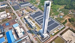 현대엘리베이터, 충주본사 250m 초고층 아산타워 준공