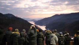1월 1일 충주 마즈막재 종댕이길서 해맞이