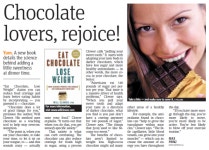 美 연구결과, 초콜릿 섭취가 다이어트 효과 있어