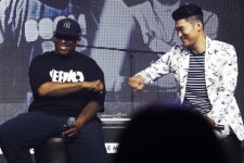 [포토] DJ 프리미어-최자 "우리 좀 잘통하네!"