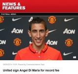 맨유,  MK돈스(3부리그팀)에 0-4 대패… 1006억원주고 디마리아 전격 영입(상보)