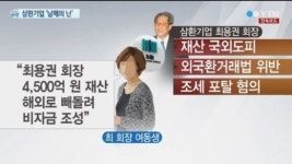 삼환기업 남매의난,최용권 회장 여동생으로부터 비자금 조성 혐의로 고소당해