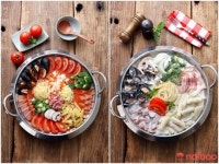 [신상품]놀부부대찌개&철판구이, 토마토부대찌개와 크림파스타부대볶이