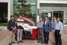 성지기업, 대림대 자동차과에 3륜 전기오토바이 기증