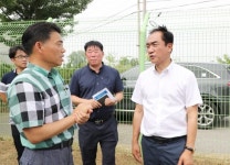 정 장선 평택시장, 휴일 급수시설 현장점검
