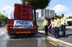 광주광역시 서대석 서구청장, 폭염 대응상황 현장점검 !