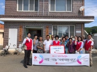 롯데아울렛 남악점, 신정동 경로당에 에어컨 기증