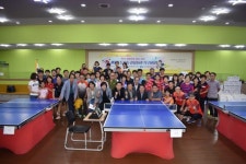 광주 광산구 도산동 주민, ‘한울타리 탁구대회’로 친목 다져