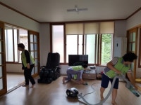 정남진장흥농협 농가주부모임회원 경로당 봉사활동
