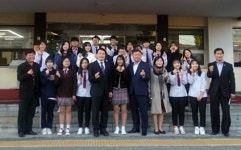 장흥고 훈민정음 동아리, 군수와 만남의 날 가져