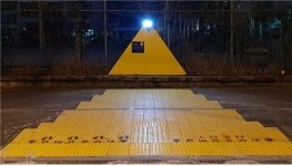 부산 북구, 운전자와 어린이 위한 사인블록(sign block) 옐로 카펫설치
