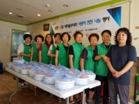 송현1, 2동, 새마을부녀회 삼계탕 나눔 행사