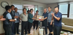 계양구 계양1동 주민자치위원회,  경로당 위문 방문