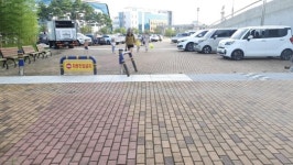 진주 혁신도시 종합경기장 차량진입금지 구역, 관리 허술