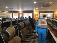 화순군, 육군 제6753부대 6대대와 합동 방역 시행