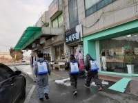 영암군 삼호읍 관내 다중이용시설 긴급 방역 실시