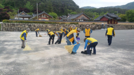 곡성군 목사동면 용산단지킴이 코로나19에도 환경정비