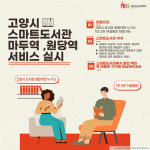 고양시, 마두역·원당역에 스마트도서관 운영 실시