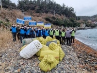 여수시 남면, 민관 합동 해안가 청결활동 ‘구슬땀’