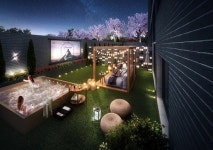 광주 수완 대라수 어썸테라스, 도심 속 힐링타운으로 주목