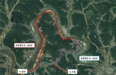 합천군, 갑산3구~내천교 간 도로 통행제한
