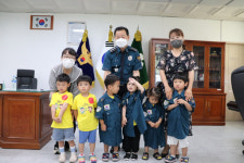 고창경찰서, 새솔어린이집 경찰서 견학 체험