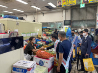정인화 광양시장, 광영상설시장 방문 상인 격려