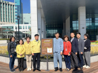 고양시·국립암센터, 생태논 벼 베기 행사 진행