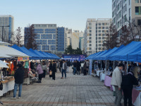 인천중구소상공인연합회, 운서역 젊음의 거리 활성화 위한 프리마켓 개최