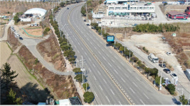 여수시, 2022년 국가산단 ‘미세먼지 차단숲’ 조성 완료
