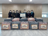 부산 사하구, 하나님의교회 세계복음선교협회서 이불 기부받아