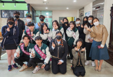 부산보건대, 사하사랑채노인복지관-부경보건고와 봉사활동