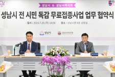 성남시-성남시의사회, 전 시민 독감백신 무료 접종 추진 협약· · ·경기도 내 첫 시행