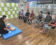 시흥도시공사, 정왕평생학습관 노인 대상 심폐소생술 교육